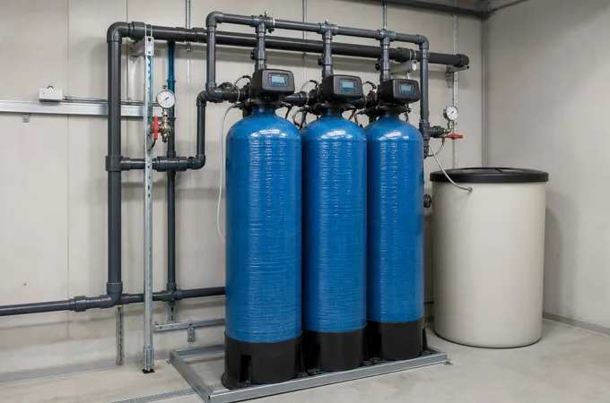 Ablandador industrial para tratamiento de agua