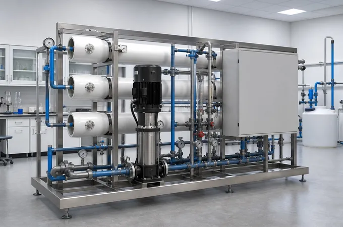 Sistema de osmosis inversa industrial